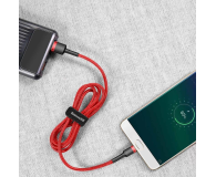 Baseus Kabel Cafule Cable CAMKLF-B09 USB-A /micro USB 1 m czerwony - 1502019 - zdjęcie 3